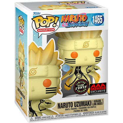 Funko POP! #1465 Naruto Shippuden Naruto Uzumaki Kurama Link Mode [AAA Anime Exclusive]