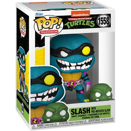 Funko POP! #1558 Teenage Mutant Ninja Turtles Slash with Pre-Mutated Slash PREORDER