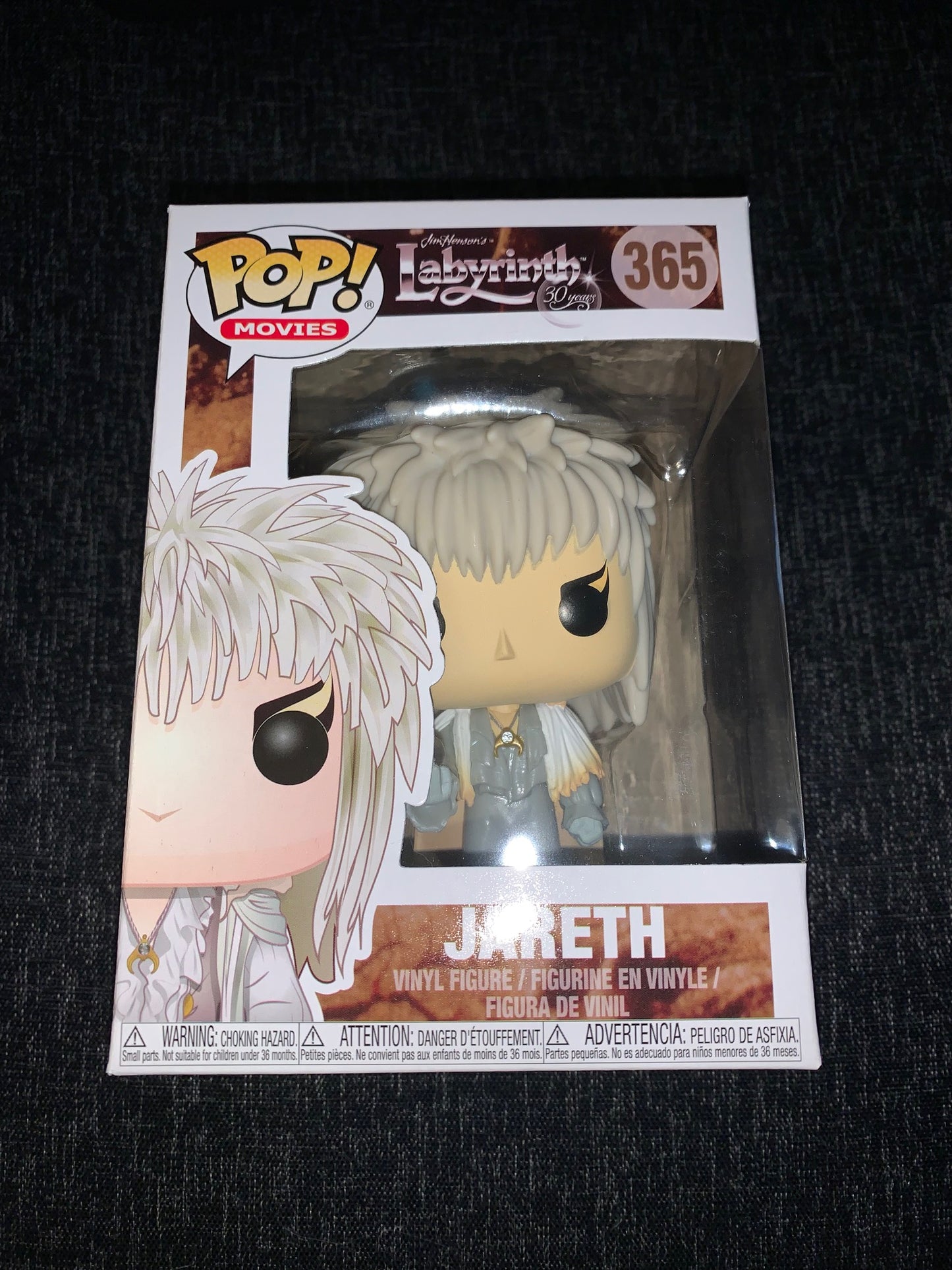 Funko POP! #365 Jim Henson's Labyrinth Jareth [Hot Topic Exclusive] *Missing Sticker*