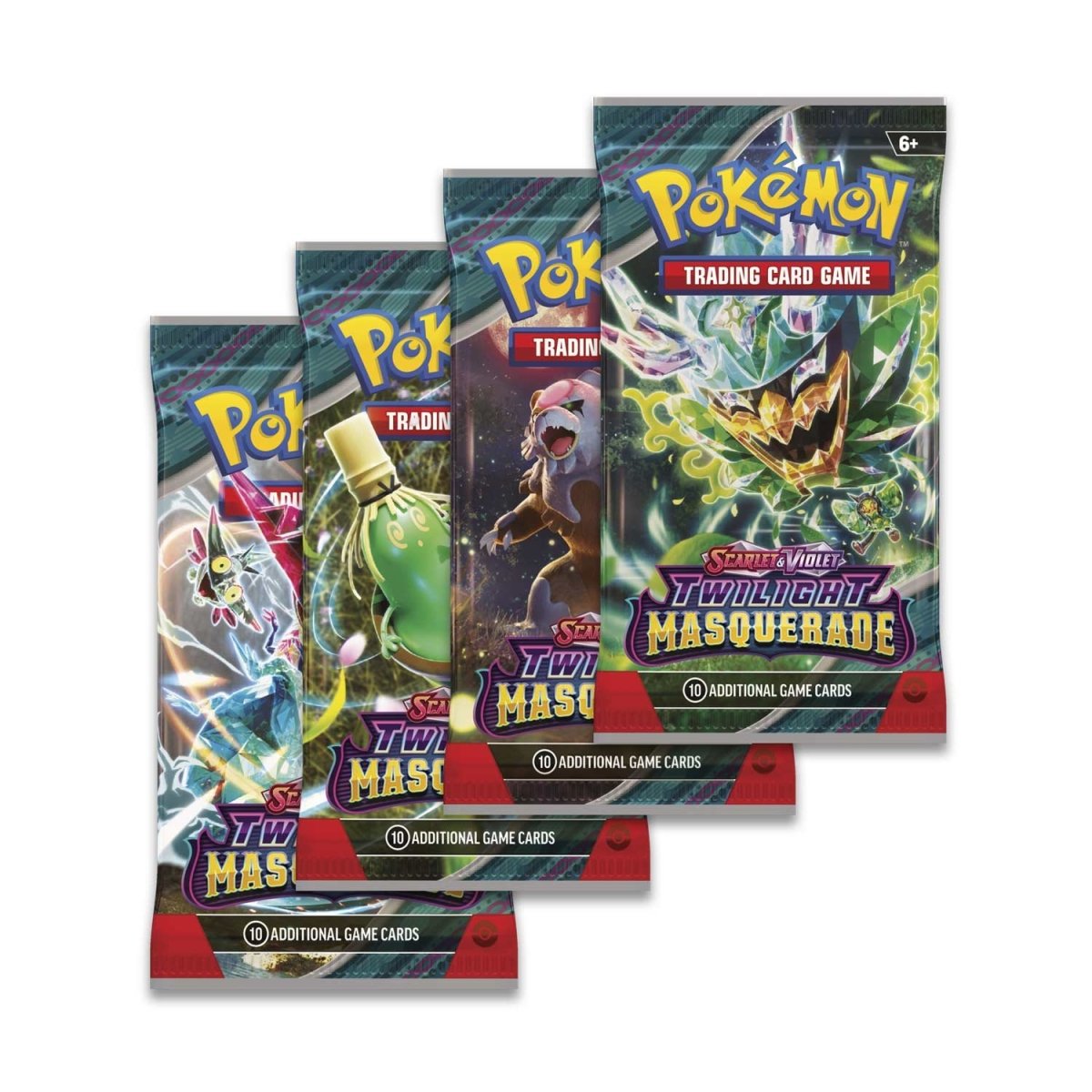 Pokémon TCG Scarlet & Violet - Twilight Masquerade Booster Packs (5 Packs)