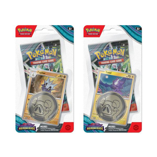 Pokémon TCG Scarlet & Violet - TWILIGHT MASQUERADE CHECKLANE BLISTER PACKS (2 Packs)