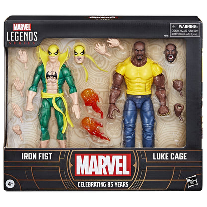 Hasbro Marvel 85th Ann. Legends Iron Fist and Luke Cage Action Figures 2 pack