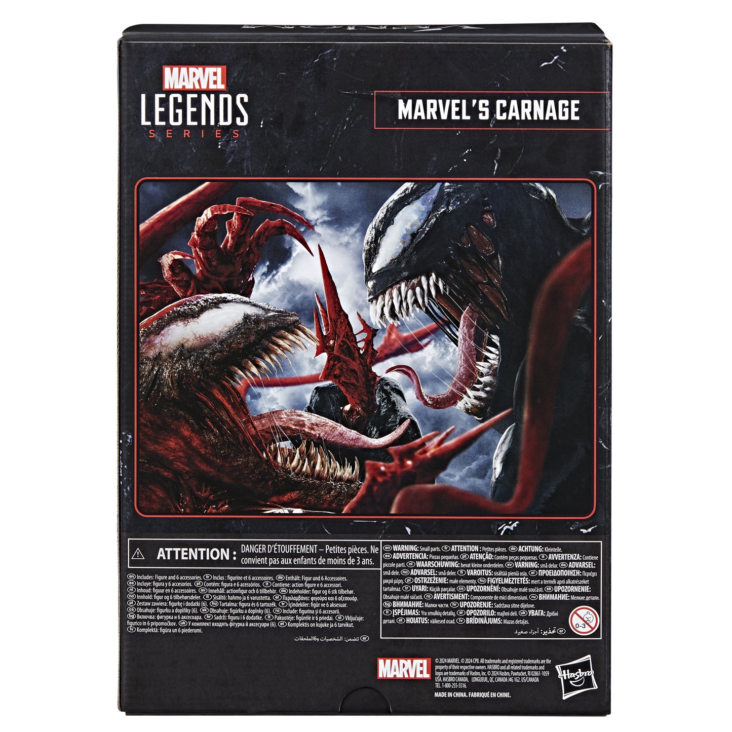 Hasbro Venom Legends 6in Carnage Action Figure