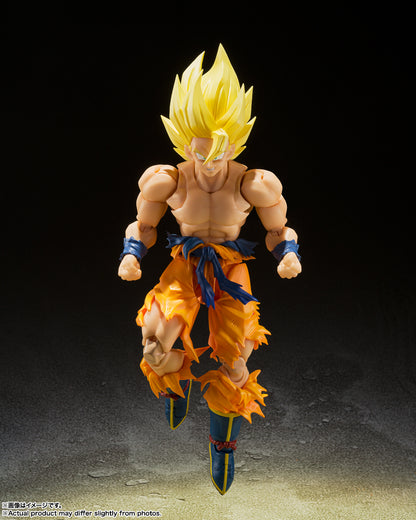 TAMASHII NATIONS DBZ SS SON GOKU LEGENDARY SUPER SAIYAN S.H.FIGUARTS ACTION FIGURE PREORDER