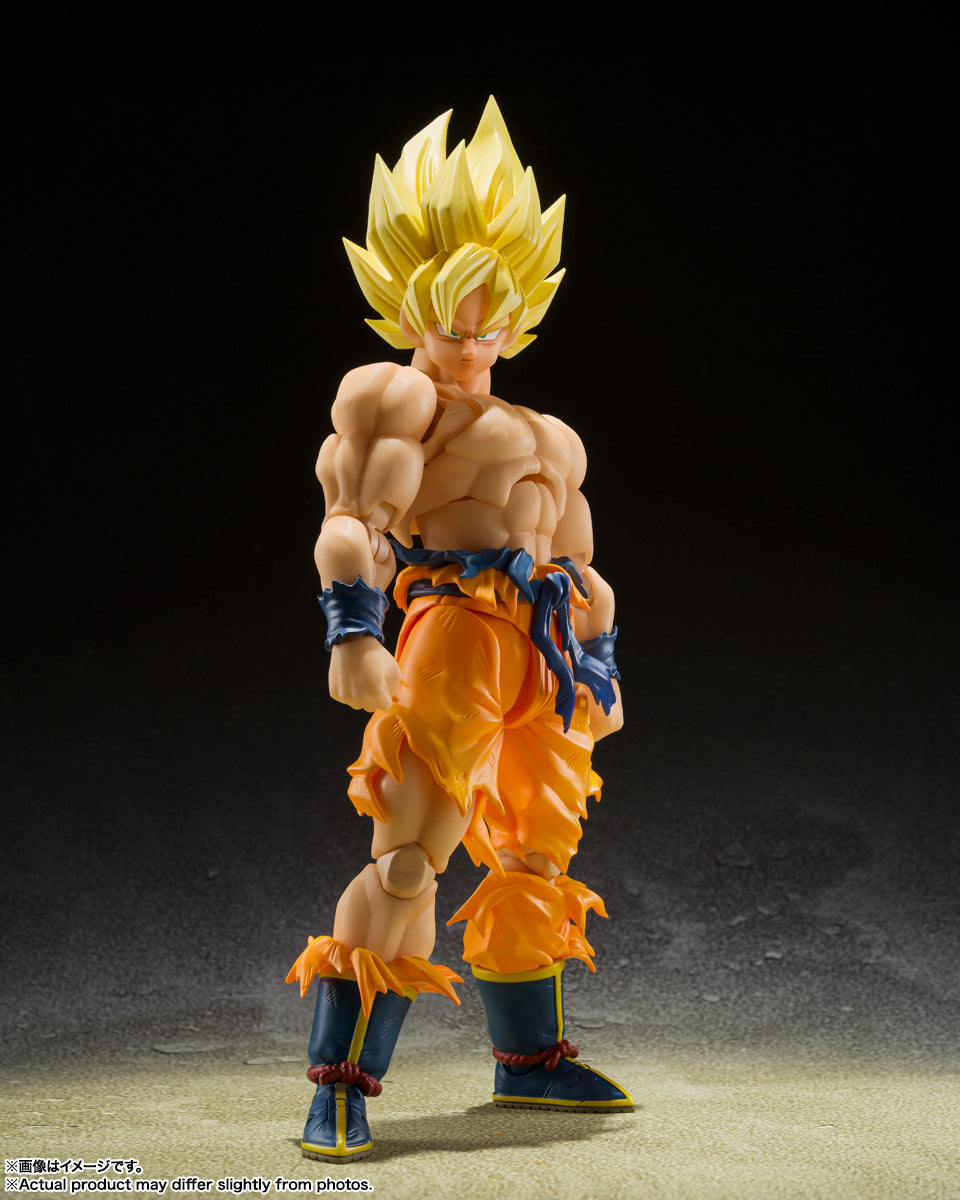 TAMASHII NATIONS DBZ SS SON GOKU LEGENDARY SUPER SAIYAN S.H.FIGUARTS ACTION FIGURE PREORDER