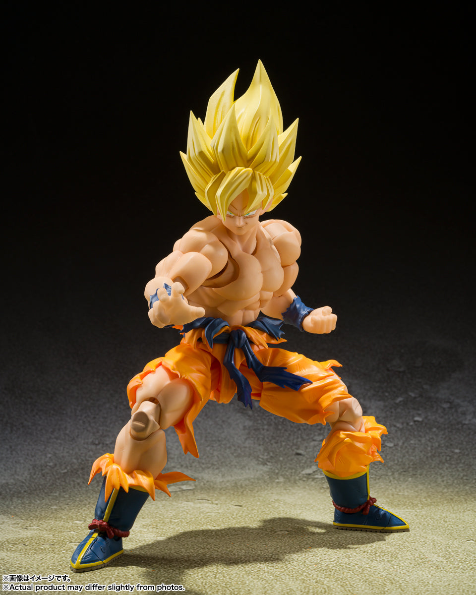 TAMASHII NATIONS DBZ SS SON GOKU LEGENDARY SUPER SAIYAN S.H.FIGUARTS ACTION FIGURE PREORDER