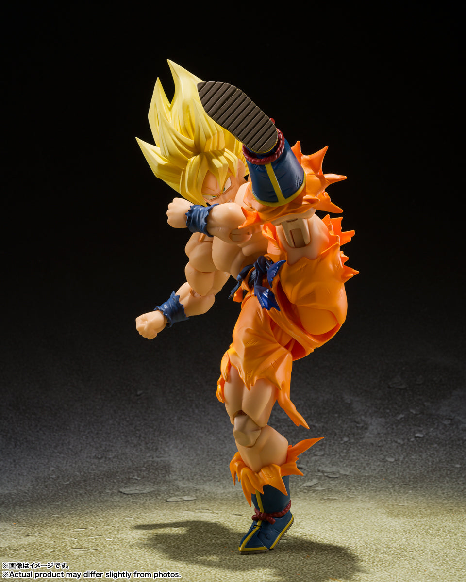 TAMASHII NATIONS DBZ SS SON GOKU LEGENDARY SUPER SAIYAN S.H.FIGUARTS ACTION FIGURE PREORDER