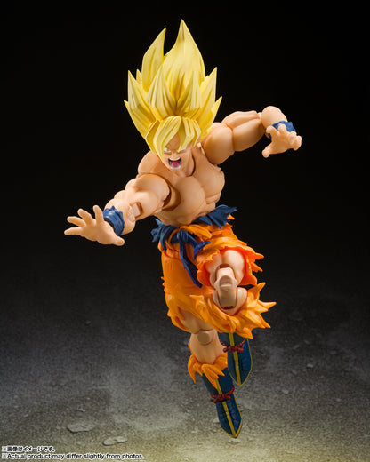 TAMASHII NATIONS DBZ SS SON GOKU LEGENDARY SUPER SAIYAN S.H.FIGUARTS ACTION FIGURE PREORDER